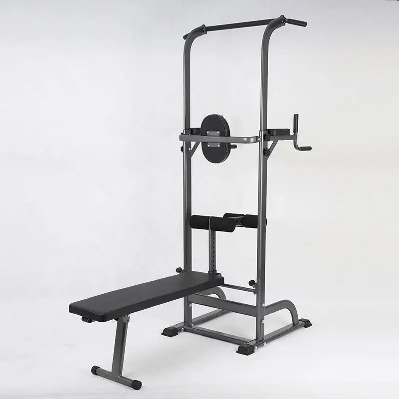Be suitable for Fitness Equipment AB Straps Horizontal Bar Tower Multi Gym Machine Foldable Utility Weight Lifting Bench Pull Up