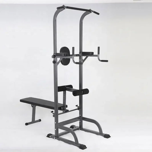Be suitable for Fitness Equipment AB Straps Horizontal Bar Tower Multi Gym Machine Foldable Utility Weight Lifting Bench Pull Up