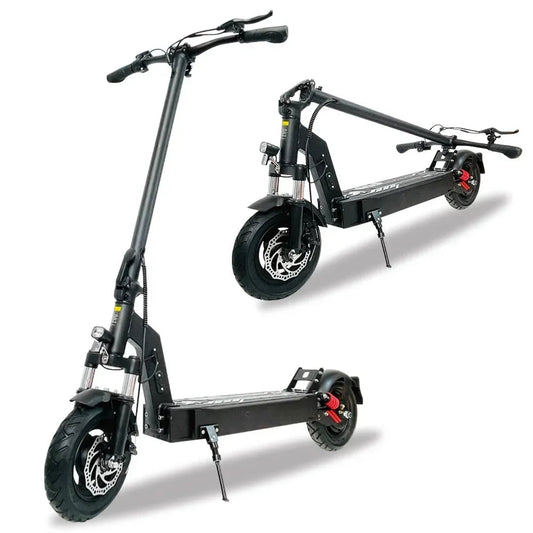 DT08 1100W Power Motor 48V 13AH Battery 10inch Folding E-Scooter Off-road Electric Scooters